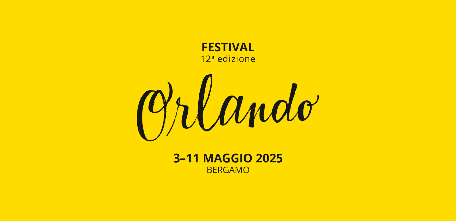 Festival ORLANDO 2025: SAVE THE DATE!